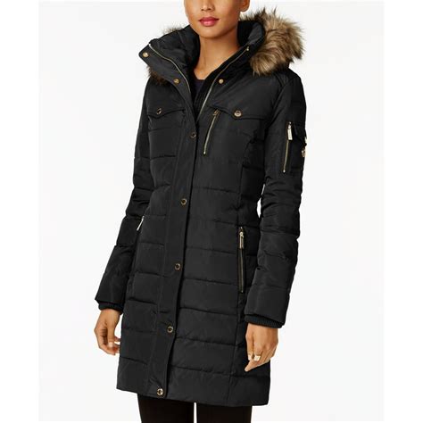 michael kors bubble coat|michael kors puffer coat.